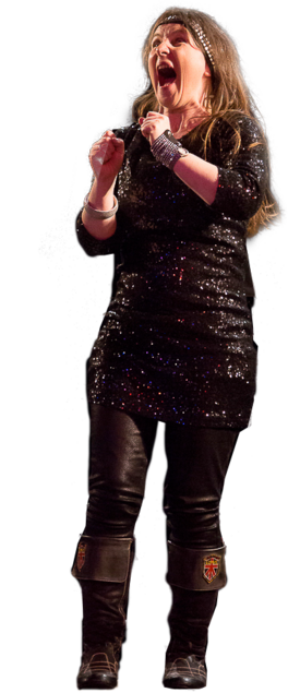 Gospelchorleiterin Carmen Wutzler Gospelchorleiterin Carmen Wutzler